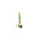 Mormyshka devil with risks (galvanic gold), weight 0.3 g, size 2