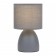 Rivoli Nadine 1he14 table lamp, 40 watts Gray ceramics with lampshade