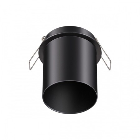 Lamp built -in Novotech. Butt, 50W, GU10, 78x68x68 mm, black color