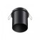 Lamp built -in Novotech. Butt, 50W, GU10, 78x68x68 mm, black color