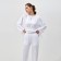 Women's costume (tunic, trousers) minku: casual collection color white, size 42