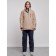 Ski costume female winter, size 58, beige color