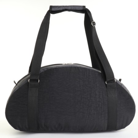 Sports bag with lightning, external pocket, black/gray color-1