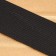 Knitted elastic, 40 mm, 25 ± 2 m, black color