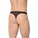 Men's panties Softline collection, lacing, black color, size XL