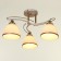 Sarri gallop chandelier 3x60W E27 white gold 25x43x43 cm.