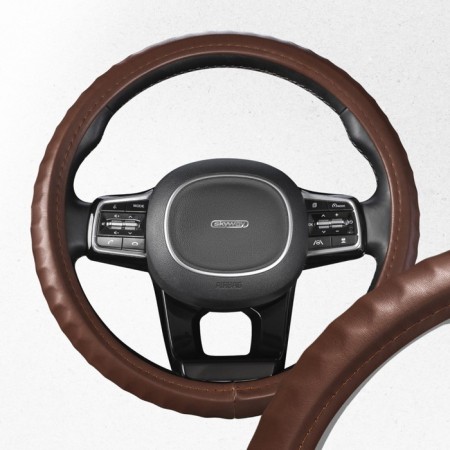 SkyWay Top-12, size m, eco-leather, brown