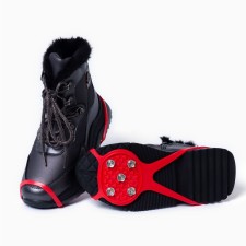 Ice-glasses 5 spikes size 26-35, red, children's