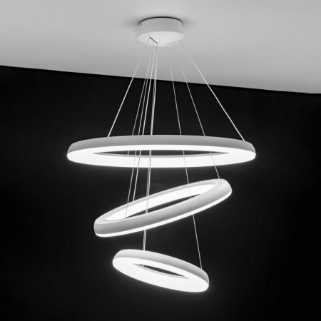 Suspended Citilux “Jupiter Smart” CL730A150S 75x75x40 cm, 3x56.7W, LED, white color-35
