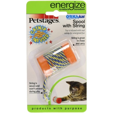 Petstags toy "Orc coil with a rope" for cats-1