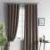 Set of curtains "Tina", size 2x145x270 cm, brown color