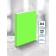Folder with A4, 700 μm, 27 mm, calligrata duble neon, inner pocket, up to 180 sheets, light green neon