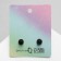 Set of icons (2 pcs.) "Emotions", colored in ferrous metal