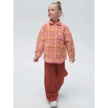Jacket for girls, height 98 cm, peach color-7