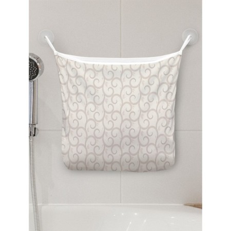 Organizer in a bath on suction cups "Currents are ordinary", for storing toys and little things, size 33x39 cm