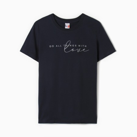 Female T-shirt, dark gray color, size 52-4