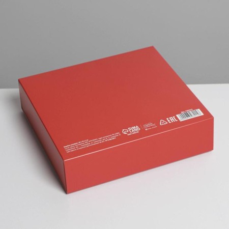 Gift folding box, packaging, “red”, 20 x 18 x 5 cm-4
