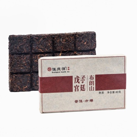 Chinese sustained tea "Shu Puer Bulang Shan", 80 g, 2020