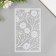 Stencil background plastic "Small flowers" 12x20 cm