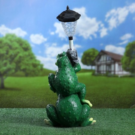 Garden Light "Frog with a lantern" 50cm-4