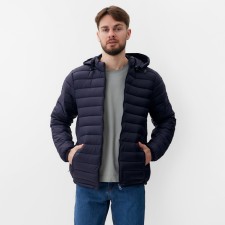 Men's jacket at the zipper Mist, r.54, blue