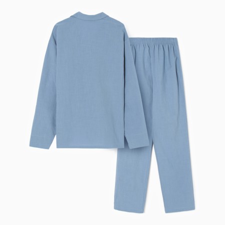 Female pajamas (shirt and trousers) KAFTAN "BASIC" R.40-42, Blue-11