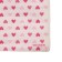 Napkins single -layer “hearts” pink 24x24 cm, set 20 pcs.