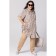 Women's tunic, size 68, beige color