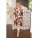 Women's dress, size 54, brown color