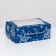 Packaging for 6 cupcakes with the window "Snowflakes", 25 x 17 x 10 cm