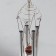 Wind music metal, plastic 4 tubes "Sun" 65x10x6.5 cm