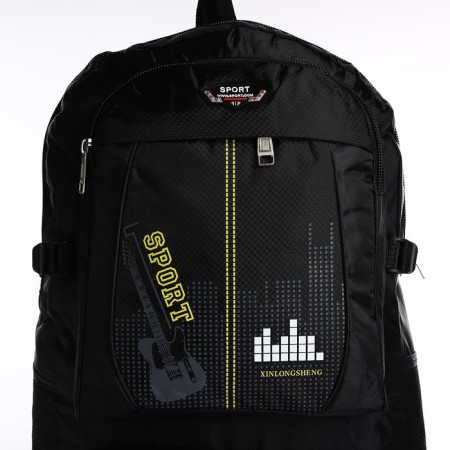 A backpack with a lightning with an increase, 55l, 5 external pockets, black color-4