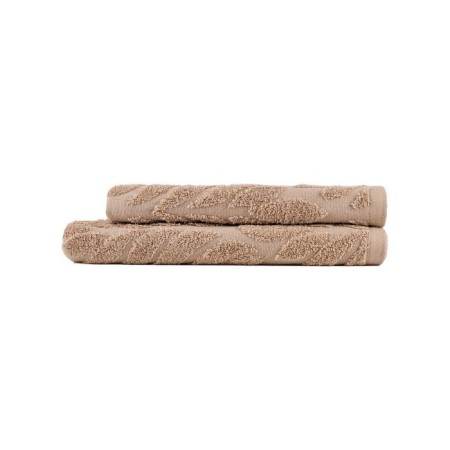 Trure -colored towel Sofi de Marko Flowers, 550 g, size 50x90 cm, beige color-2