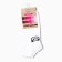 Women's socks shortened "Panda", white color, rr 23-25
