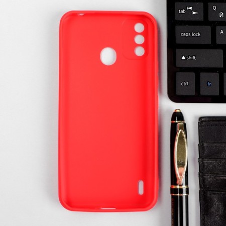 Red Line Ultimate case for ITEL A48, silicone, red-1