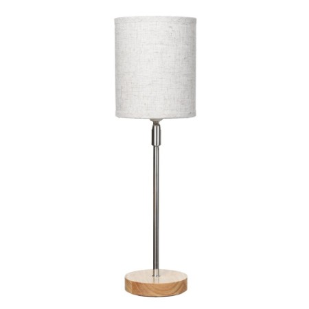 Table lamp 16012/1 E14 40W wood-chrom 12.5x12.5x42 cm-7