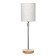 Table lamp 16012/1 E14 40W wood-chrom 12.5x12.5x42 cm