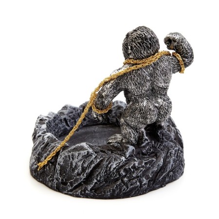 Ash for the house "King Kong", for cigarettes and steaks, 14.5 x 14.7 x 14.6 cm-2