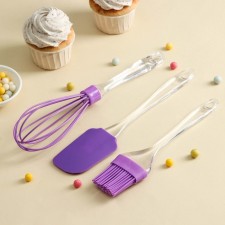 A set for baking the share “ice. Maxi ”, 3 objects: blade 24 cm, brush 22 cm, corolla 26 cm, color mix