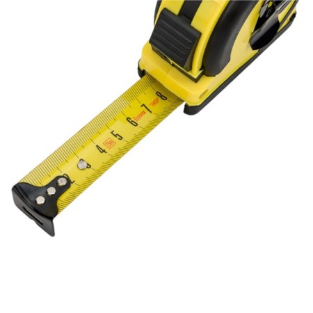 Roulette Encor "Test" 10107, rubberized plastic, steel tape, 7.5 m x 25 mm-4