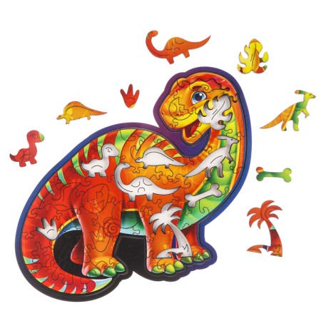 Wooden puzzle "Bronotosaurus"-1