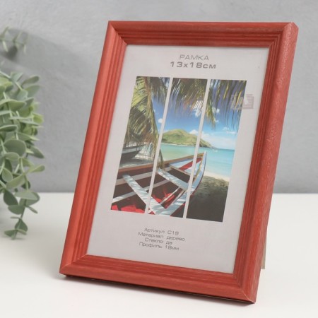 Photo frame tree "Image Art" C18 13x18 cm, (plastic screen), red tree-2