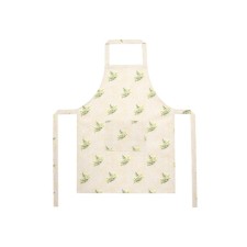 Female apron Waldsteinia, size 60x80 cm, beige color