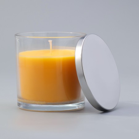 Aromatic giant candle in a glass "Fruit fusion", soy wax, 10x10 cm-1