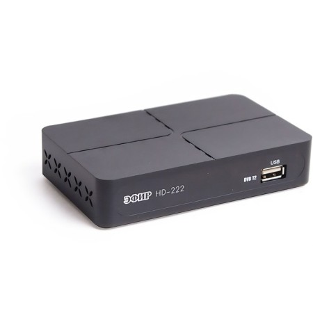 Digital TV prefix DVB-T2 signal Ether HD-222 Black-2