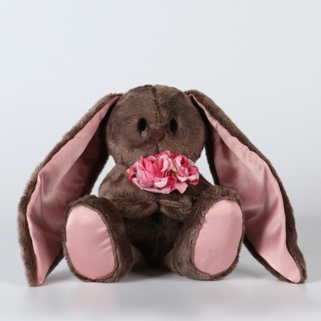 Soft toy "LI with pink flowers", 25 cm-3