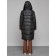 Coat insulated winter female, size 46, black color