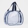 Lightning cosmetic bag, transparent/blue color