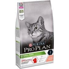 Сухой корм PRO PLAN для стерилизованных кошек, поддержание органов чувств, лосось, 1.5 кг