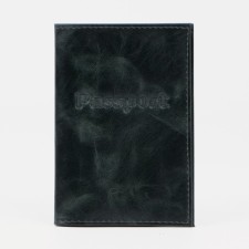 Cover for passport, green color